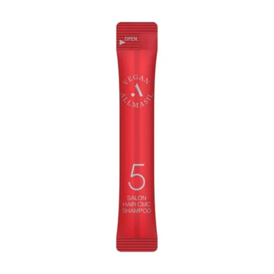 Пробник Зміцнюючий шампунь для волосся з амінокислотами ALLMASIL 5 Salon Hair CMC Shampoo 8 мл