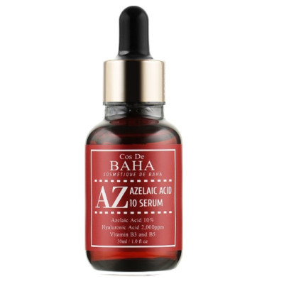 Сироватка від акне Cos De Baha Azelaic Acid Hinokitiol Clearing Serum (AZ) 30 мл