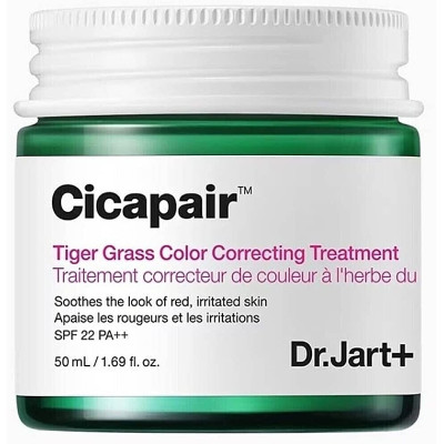 Коригувальний крем для обличчя Dr. Jart+ Cicapair Tiger Grass Color Correcting Treatment SPF22 PA++ 50ml