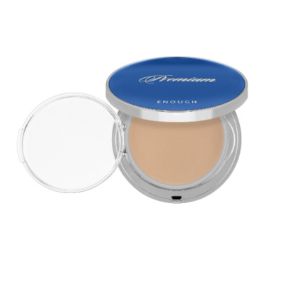 Пудра з колагеном для обличчя зі змінним блоком Enough  Premium Ultra X10 Two Way Cake SPF50+ PA+++(2*11g) #21 тон