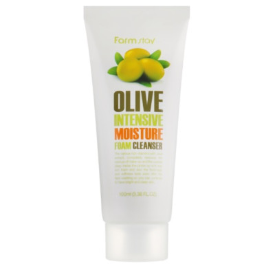 Зволожуюча пінка з екстрактом оливи FarmStay Olive Intensive Moisture Foam Cleanser 100 ml