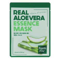 Зволожуюча тканинна маска для обличчя з алое FarmStay Real Aloe Vera Essence Mask 23 мл