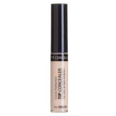 #1.5 Консилер для обличчя The Saem Cover Perfection Tip Concealer SPF28/РА++ (1.5 Natural Beige) 6.5g
