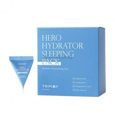 Зволожуюча нічна маска з бета-глюканом Trimay Hero Hydrator Sleeping Pack (3 мл*20 шт)